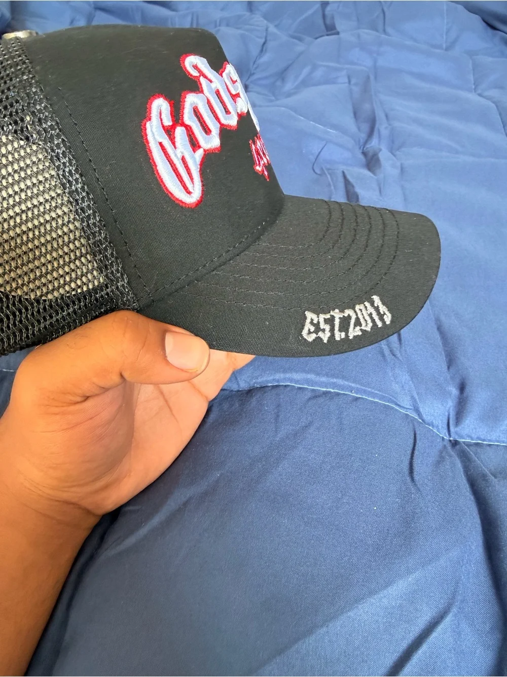 Godspeed black trucker